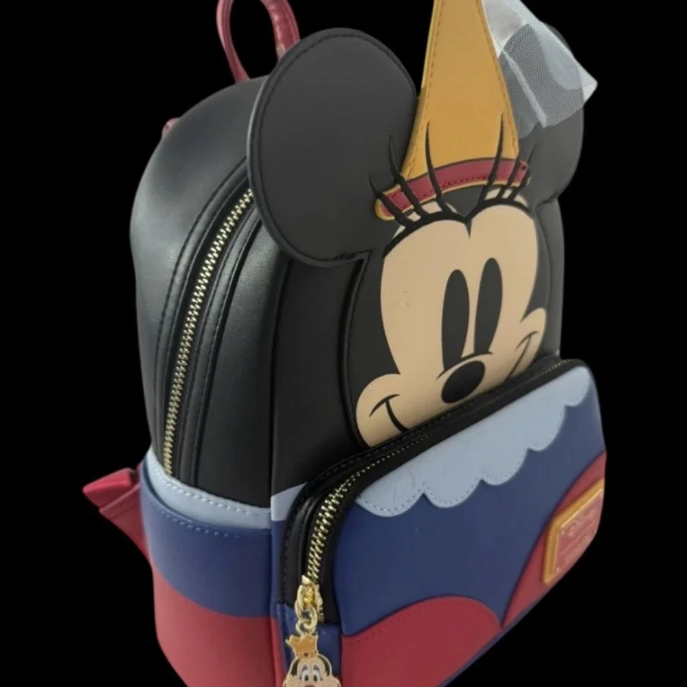 Loungefly Disney Minnie Mouse Party “Brave Little Tailor”Backpack purse. - Picture 4 of 16